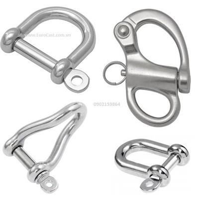 Investment casting of hangers, supports, hooks